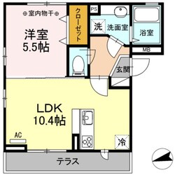 コーポ和の物件間取画像